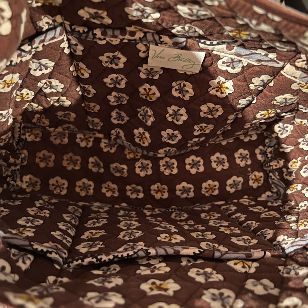 Floral Vera Bradley tote shoulder bag